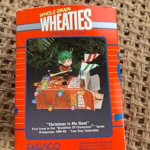 Christmas is my goal Wheaties ornament